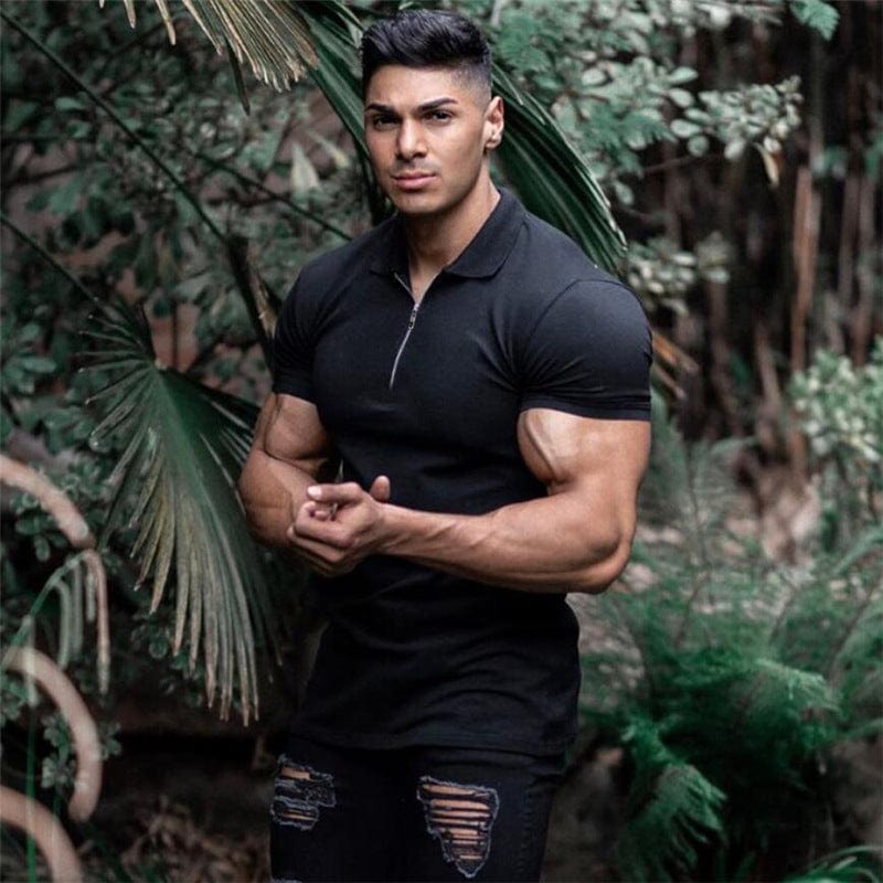 This & That Store Men's Clothing Sports Polo Shirt Summer Short-sleeved Tops Men's Short-Sleeved Polo Shirt Solid Color Men's T-Shirt Summer Casual Comfortable Men's Clothing