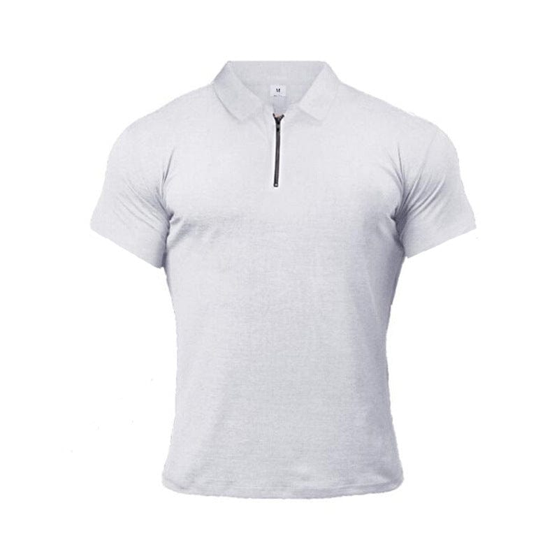 This & That Store Men's Clothing White / L Sports Polo Shirt Summer Short-sleeved Tops Men's Short-Sleeved Polo Shirt Solid Color Men's T-Shirt Summer Casual Comfortable Men's Clothing