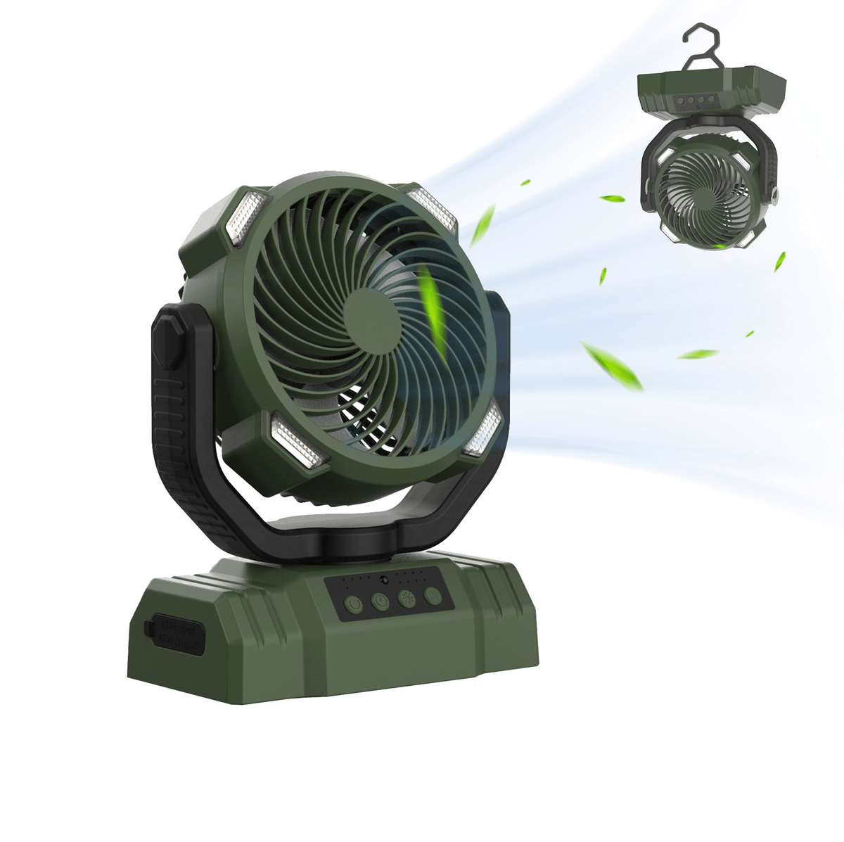 This & That Store Outdoor Household Power Bank LED Light Camping Fan