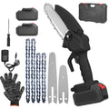 This & That Store Power Tools Black Portable Handheld Cordless Small Chain Saw Battery Powered
