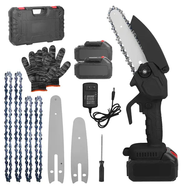 This & That Store Power Tools Portable Handheld Cordless Small Chain Saw Battery Powered