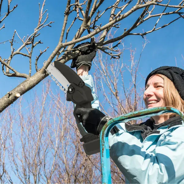 This & That Store Power Tools Portable Handheld Cordless Small Chain Saw Battery Powered