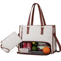 This & That Store Reusable Food Containers White / 36x16x30cm Women's Insulated Lunch Bag – Durable, Leakproof & Stylish Design