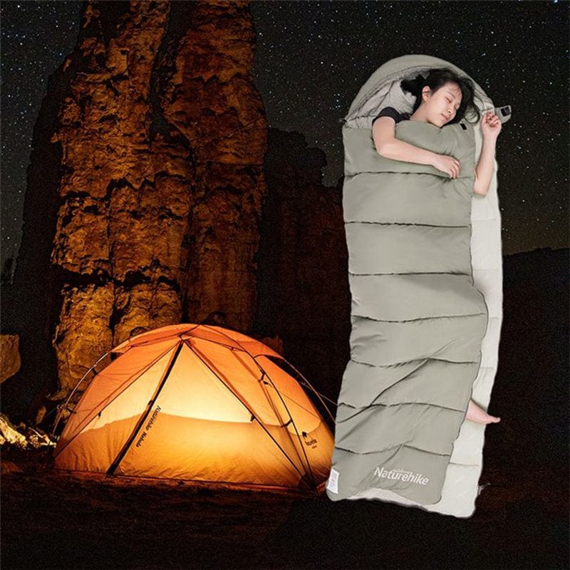 This & That Store Sleeping Bag Naturehike Cotton Sleeping Bag – Washable, 3-Season, Lightweight Gear