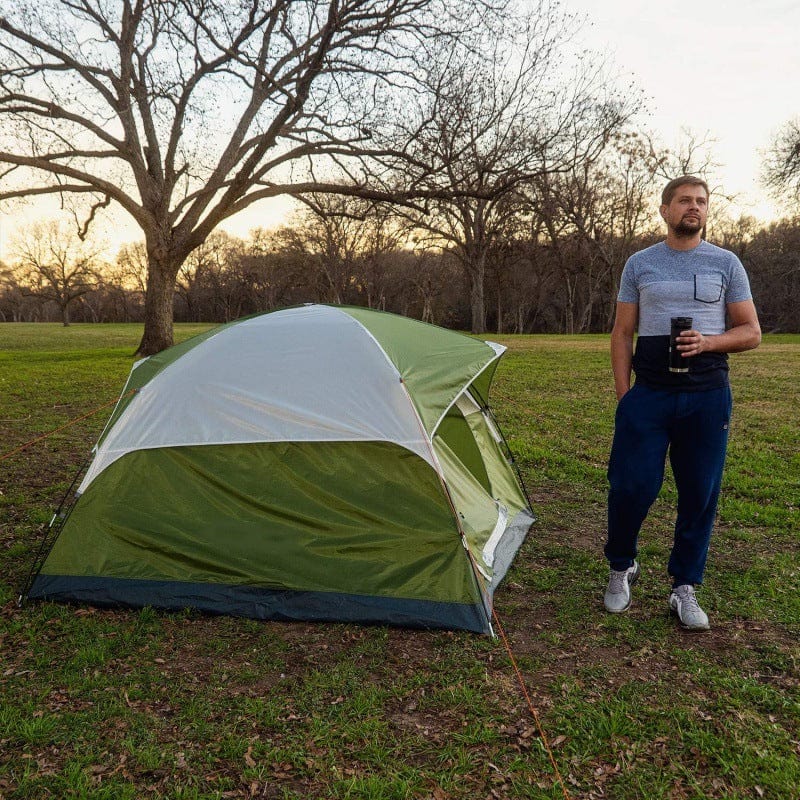 This & That Store Tent Orange Portable Camping Tents For Group Hiking