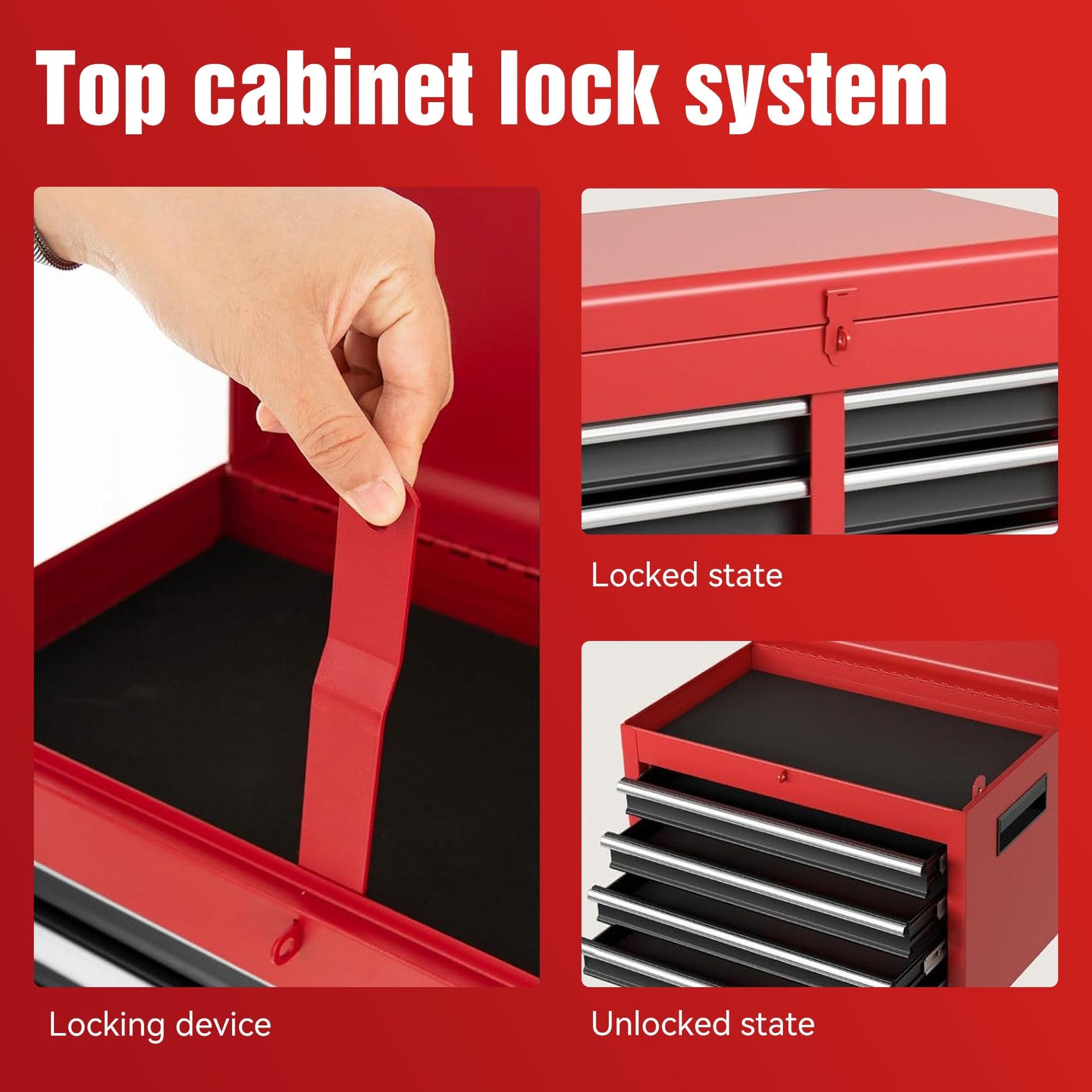 This & That Store Tool Cart TOOL CABINET Heavy-Duty Tool Chest for Workshop & Garage | Secure 5-Drawer Storage