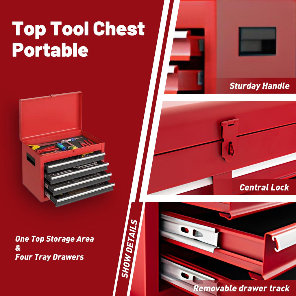 This & That Store Tool Cart TOOL CABINET Heavy-Duty Tool Chest for Workshop & Garage | Secure 5-Drawer Storage
