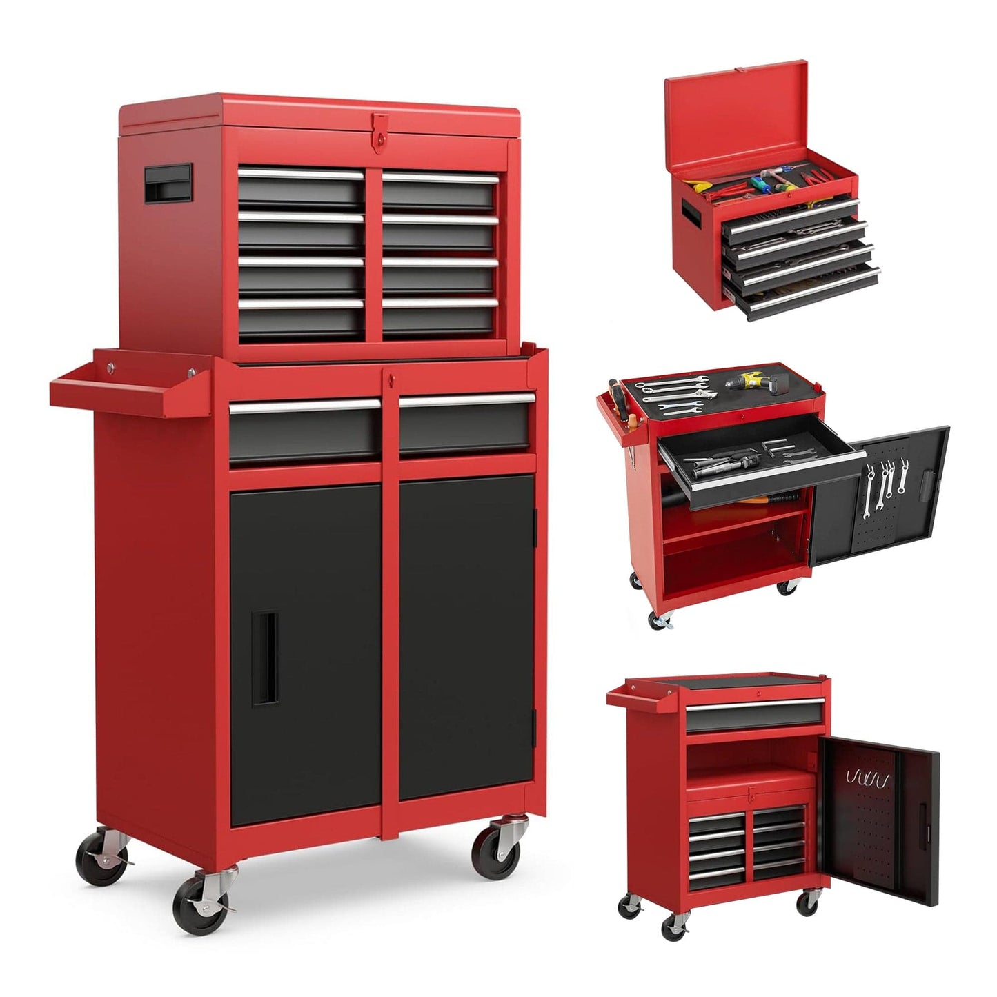This & That Store Tool Cart TOOL CABINET Heavy-Duty Tool Chest for Workshop & Garage | Secure 5-Drawer Storage
