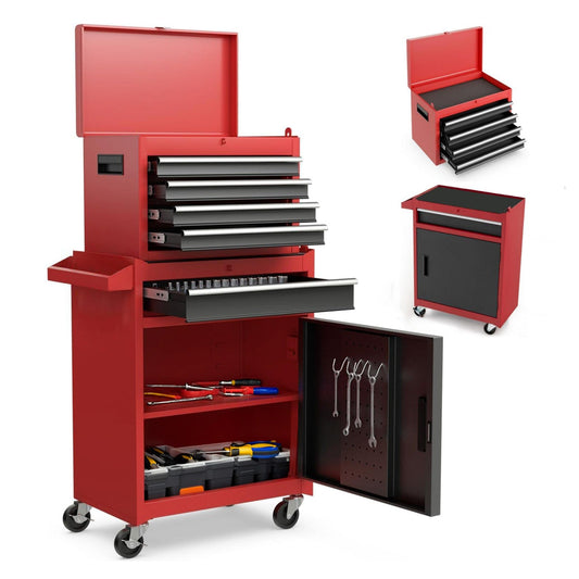 This & That Store Tool Cart TOOL CABINET Heavy-Duty Tool Chest for Workshop & Garage | Secure 5-Drawer Storage