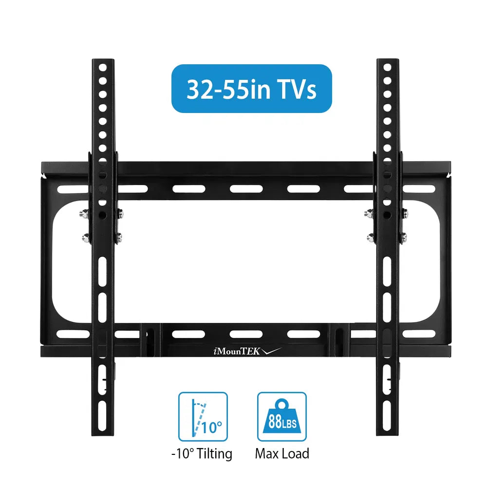 This & That Store TV Wall Mount Black Universal Tilt TV Wall Mount for 32-55 inch TVs | Dual Arm Support