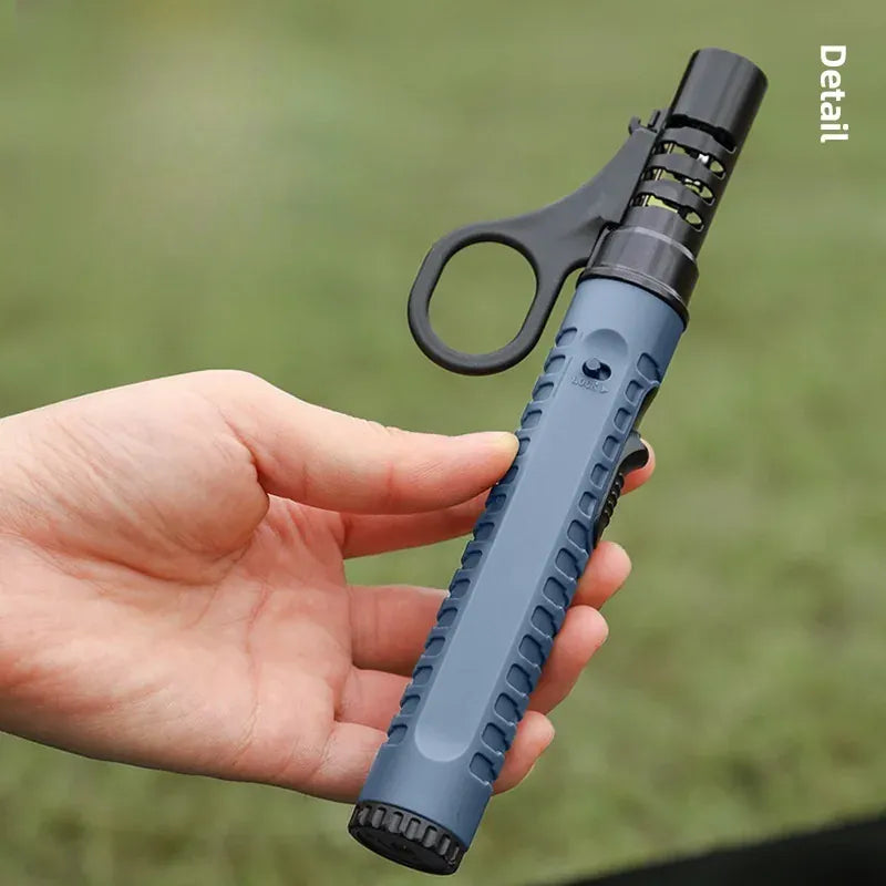 This & That Store Windproof Outdoor High-fire Pendant Lighter Jet Flame Torch Butane Inflatable Cigarette Cigar Camping Barbecue Gas Lighter Windproof Outdoor High-fire Pendant Lighter Jet Flame Torch Butane Inflatable Cigarette Cigar Camping Barbecue Gas Lighter