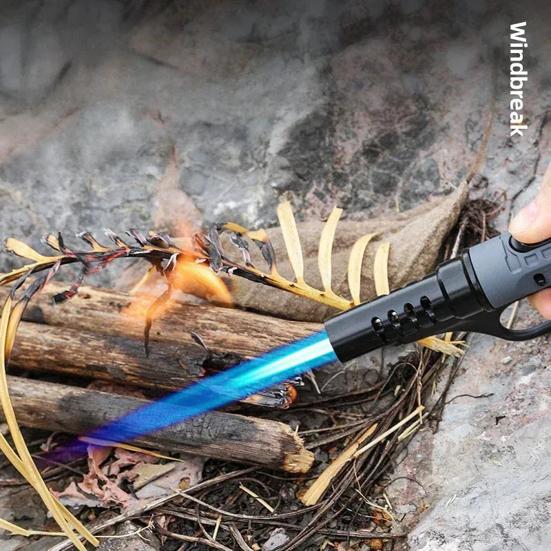 This & That Store Windproof Outdoor High-fire Pendant Lighter Jet Flame Torch Butane Inflatable Cigarette Cigar Camping Barbecue Gas Lighter Windproof Outdoor High-fire Pendant Lighter Jet Flame Torch Butane Inflatable Cigarette Cigar Camping Barbecue Gas Lighter
